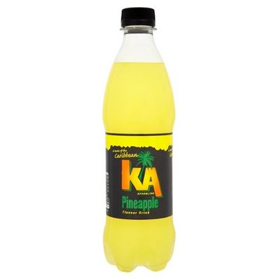 KA Sparkling Pineapple Flavour Drink 500ml (Pack of 12 x 500ml)