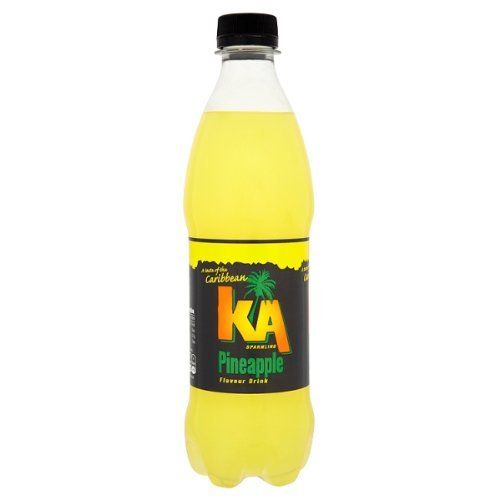 KA Sparkling Pineapple Flavour Drink 500ml (Pack of 12 x 500ml)