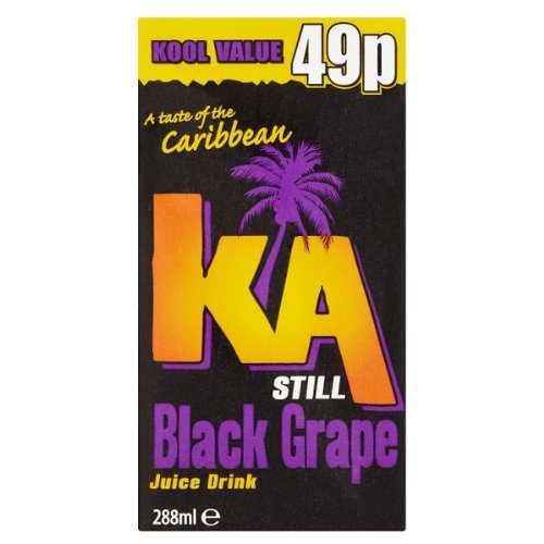 KA Still Black Grape Juice Drink 288ml (Pack of 27 x 288ml)