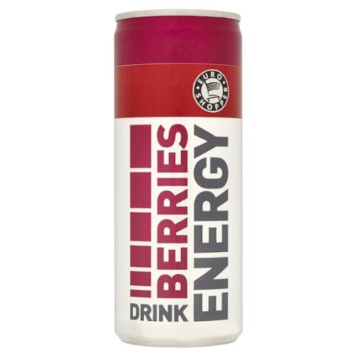 Euro Shopper Berries Energy Drink 250ml (Pack of 24 x 250ml)