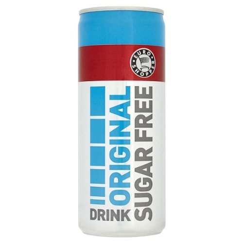 Euro Shopper Original Sugar Free Drink 250ml (Pack of 24 x 250ml)