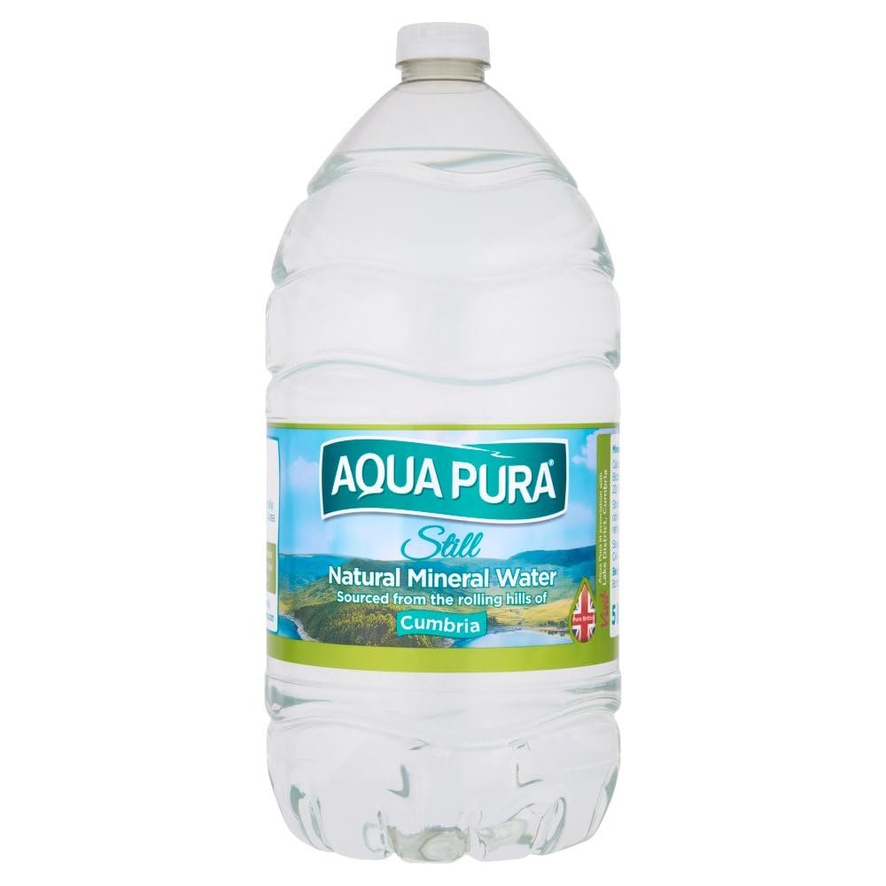 Aqua Pura Still Natural Mineral Water 5L (Pack of 3 x 5ltr)