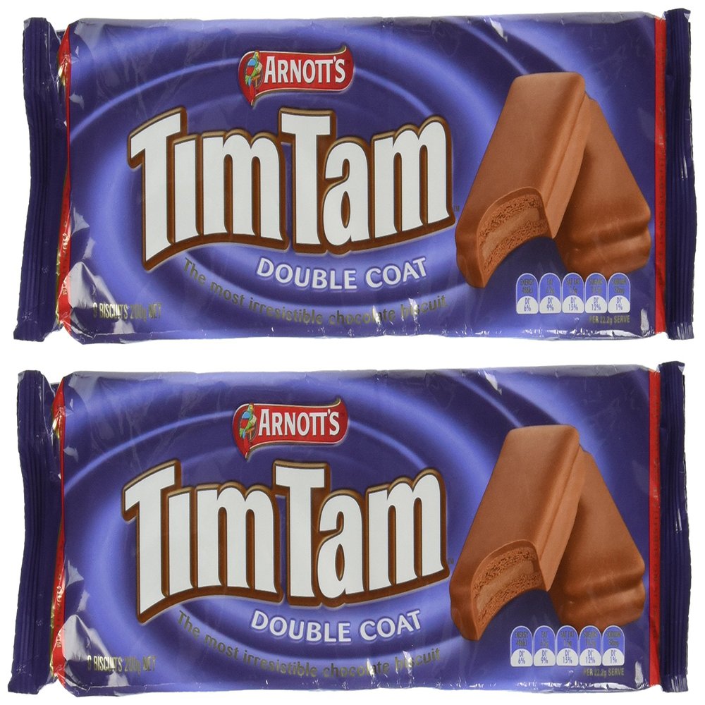 Tim Tam Cookies Arnotts | Tim Tams Chocolate Biscuits | Made in Australia | Choose Your Flavor (2 Pack) (Double Coat) by Arnott's