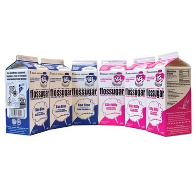 Gold Medal Flossugar Combo -Silly Nilly And Boo Blue (6 Pack )
