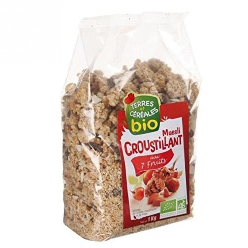 TERRES ET CEREALES -TERRES ET CEREALES Muesli with 7 Organic Fruits 1 kg