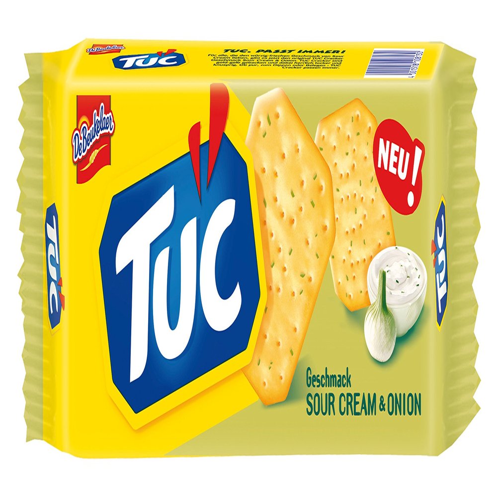 TUC Cracker Sour Cream & Onion 6 x 100 g