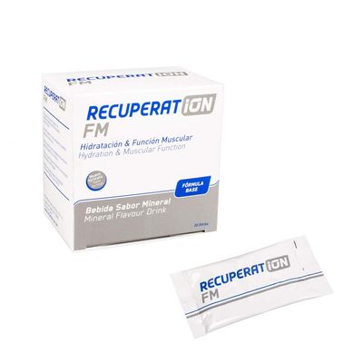 Recuperat-ion FM mineral flavor | Hypotonic drink | 20 envelopes | Deep muscle hydration | without sugar | Gluten free