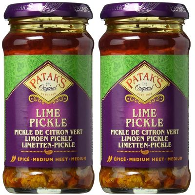 2 X Patak's Lime Pickle Medium 283G
