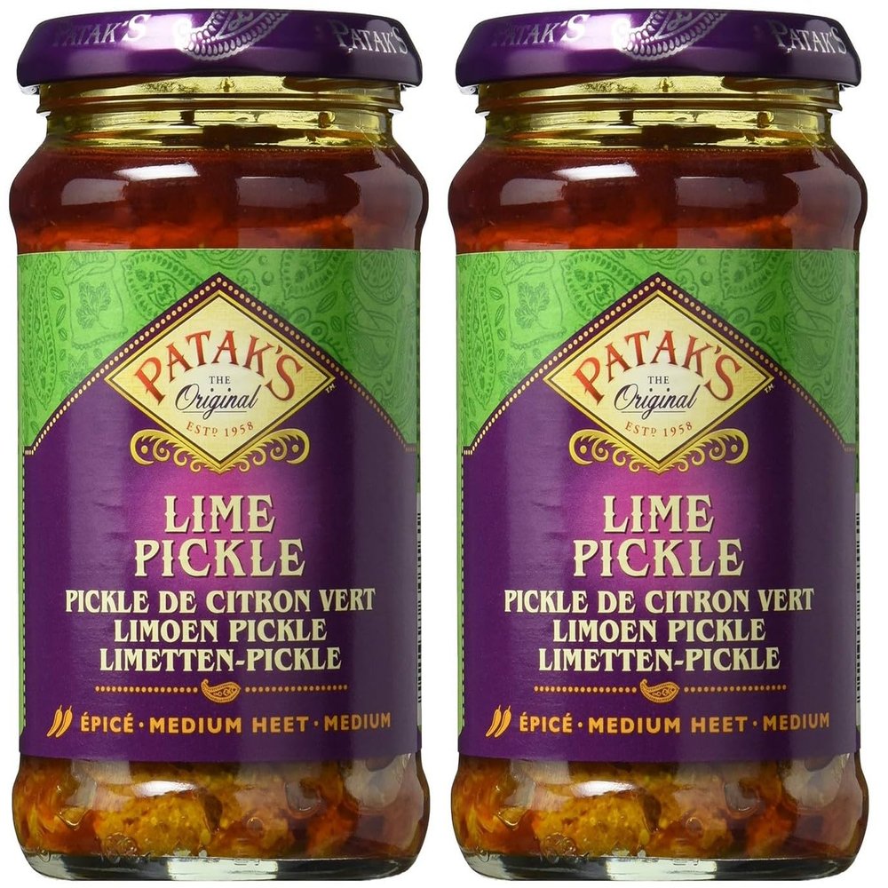 2 X Patak's Lime Pickle Medium 283G