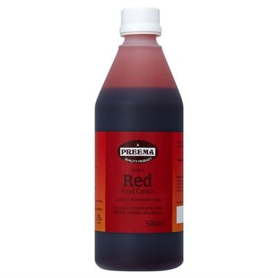 Preema Natural Red Food Colour 500ml
