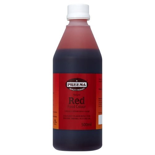 Preema Natural Red Food Colour 500ml