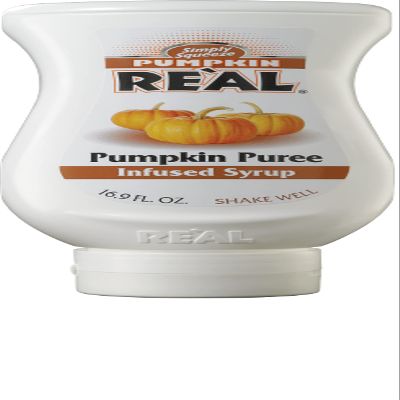 Real Syrup | Pumpkin Puree Infused Fruit Syrup | Made with Real Pumpkin | 500ml |Natural Ingredients| Cocktails, Baking, Smoothies, Coffee, Desserts