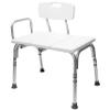 Carex Bathtub Transfer Bench, 12.4 Pounds, Bath Transfer Bench with Adjustable Legs, Convertible to Right or Left Hand Entry view 1