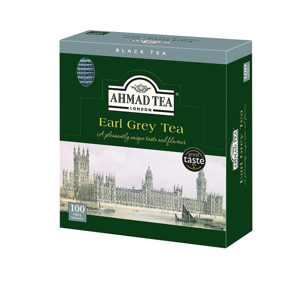 Ahmad Tea Earl Grey 100 Bags in Aluminium Bag Earl Grey 200 g Pack of 100