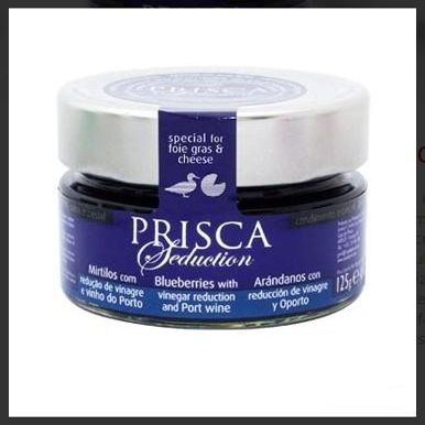 CASA DA PRISCA - Blueberry condiment with vinegar and Port wine - 125Gr (2 x JARS PACK)