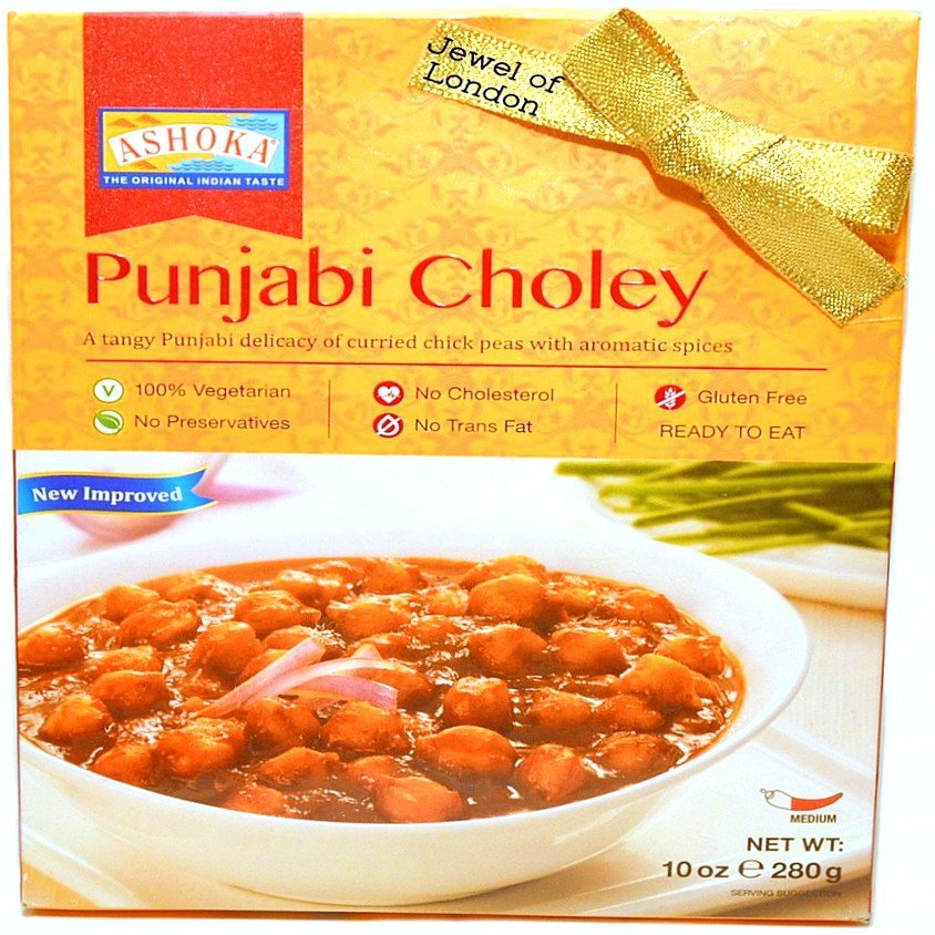 Ashoka Ready Meals: Punjabi Choley - 280g Plus 50p Jewel of London Cashback Offer