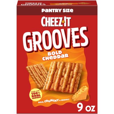 CHEEZ IT Grooves ( Original Cheddar ) 9 oz