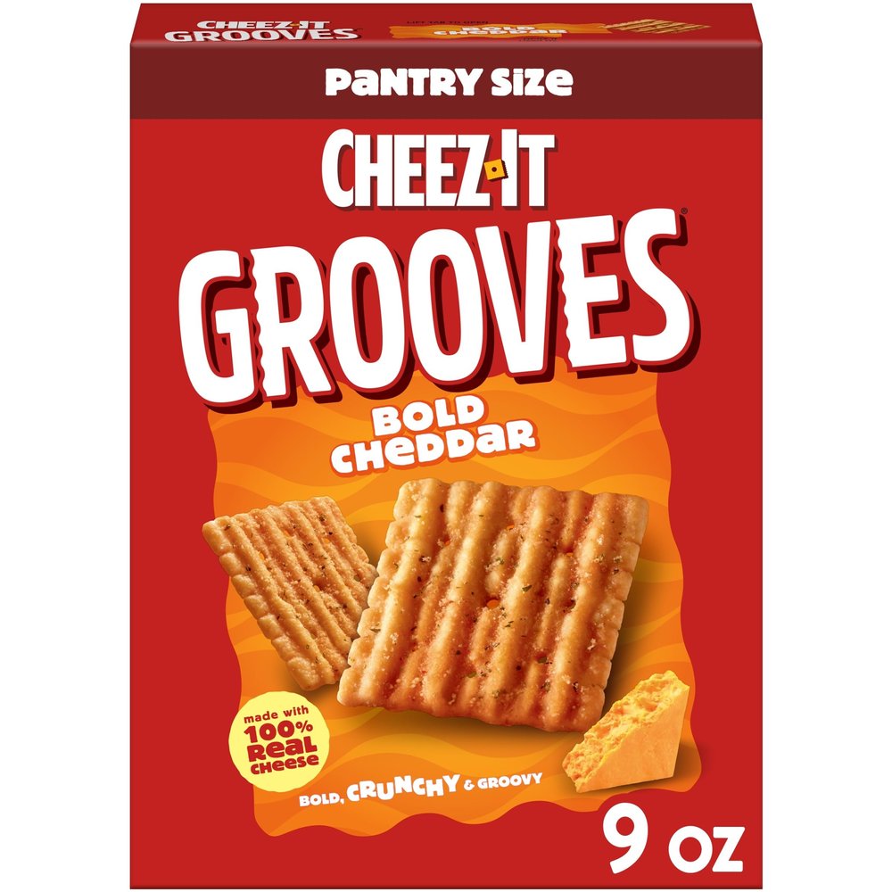 CHEEZ IT Grooves ( Original Cheddar ) 9 oz