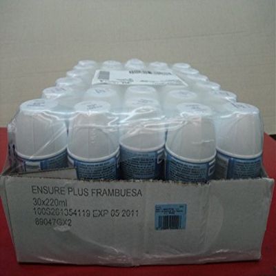 ENSURE PLUS 30 BOTELLAS FRAMBUESA 220 ML