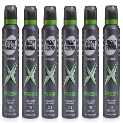 6 x RIGHT GUARD for Men xtrm