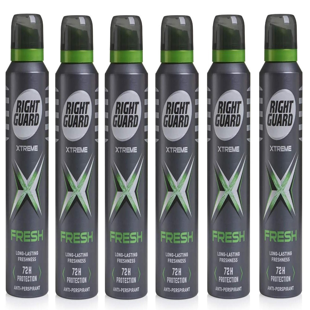 6 x RIGHT GUARD for Men xtrm