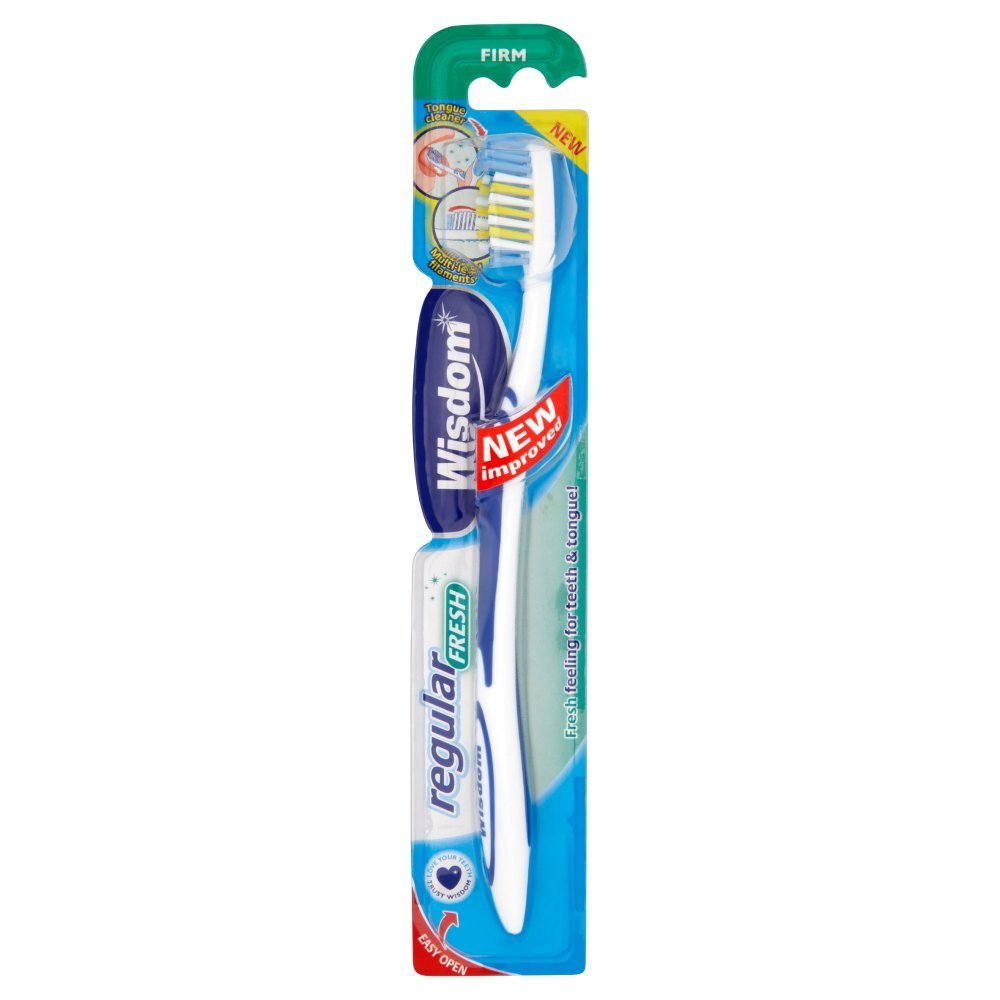 12 x Wisdom Regular Fresh Firm Toothbrush