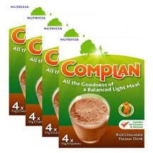 4 x Complan Rich Chocolate Flavour Drink 4 x 57g Sachets