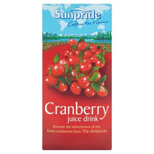 Sunpride Cranberry Juice Drink 1 Litre Case of 12