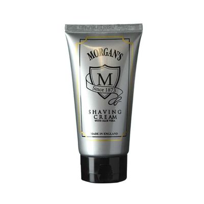 Morgan's Pomade Shaving Cream, Minimises Razor Burn, Softens Facial Hair and Prepares the Skin for a Smooth, Close Shave, with Aloe Vera and Vitamin E 150ml