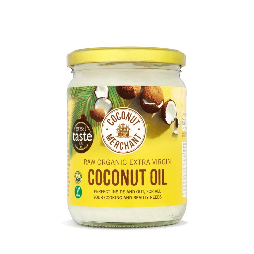 Coconut Merchant Organic Coconut Oil 500mL | Extra Virgin, Raw, Cold Pressed, Unrefined | Ethically Sourced, Vegan, Ketogenic and 100% Natural | For Hair, Skin & Cooking