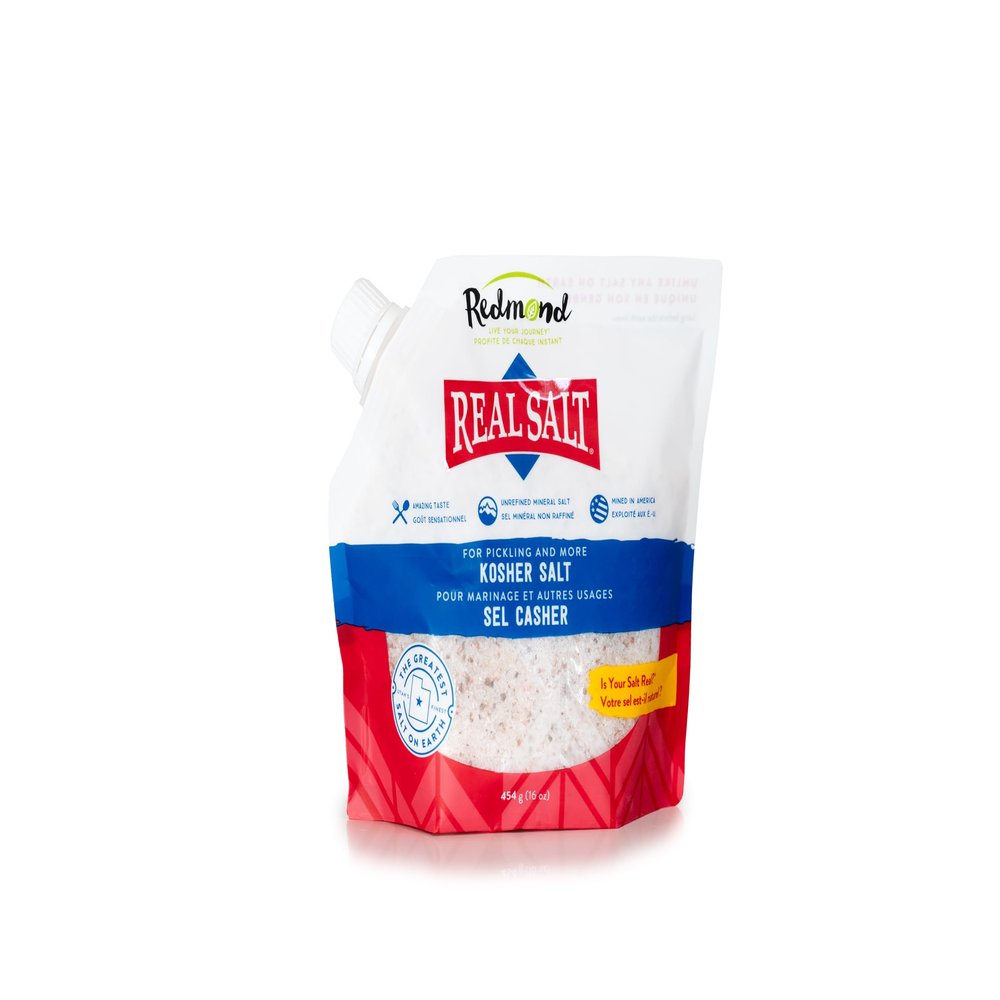 Redmond REAL SALT Real Salt KSHR Salt Pouch 454Gm, 454G