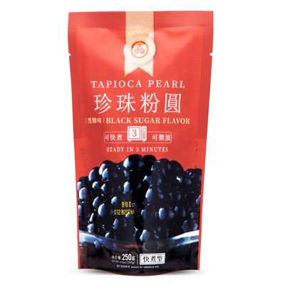 Wu Fu Yuan Black Tapioca Pearl, Packaging May Vary, 250 g