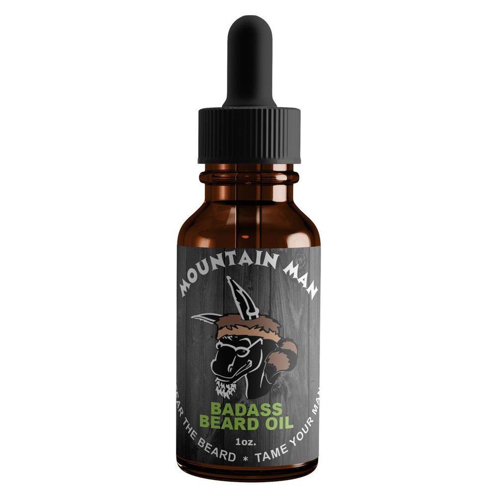 Badass Beard Care Beard Oil For Men 1oz Mountain Man