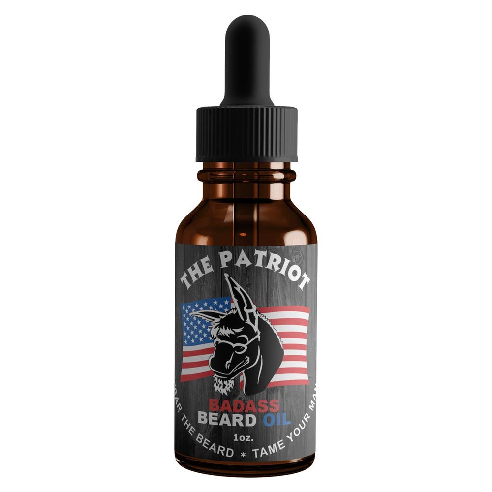 Badass Beard Care Beard Oil For Men 1oz The Patriot