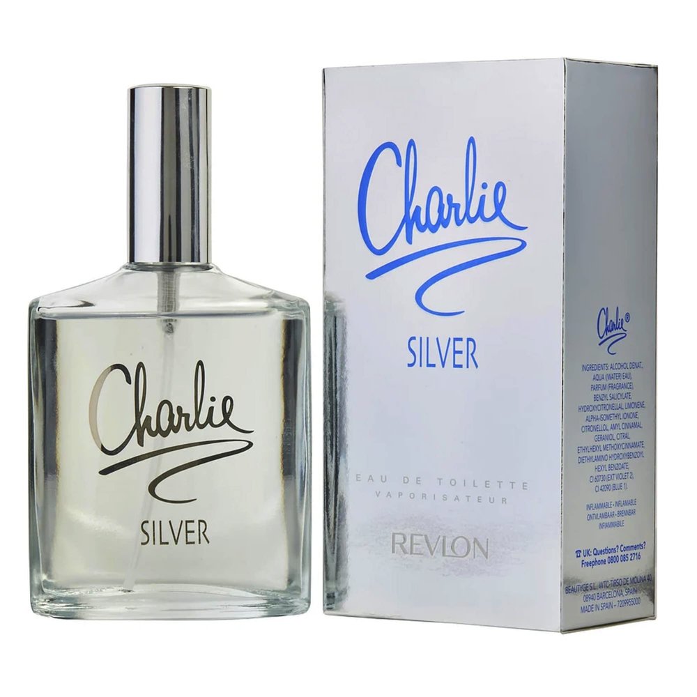 CHARLIE SILVER by Revlon EDT SPRAY 3.4 OZ
