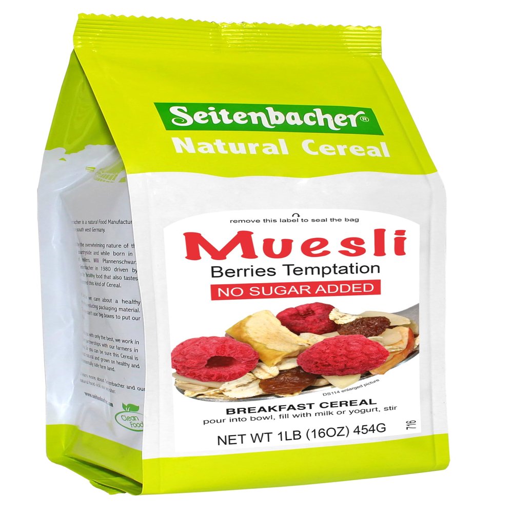 Seitenbacher All Natural Cereal #2 Berries Temptation 1 Lb (Pack of 6)