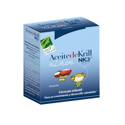 100% natural Krill Oil for Children - 60 Capsules