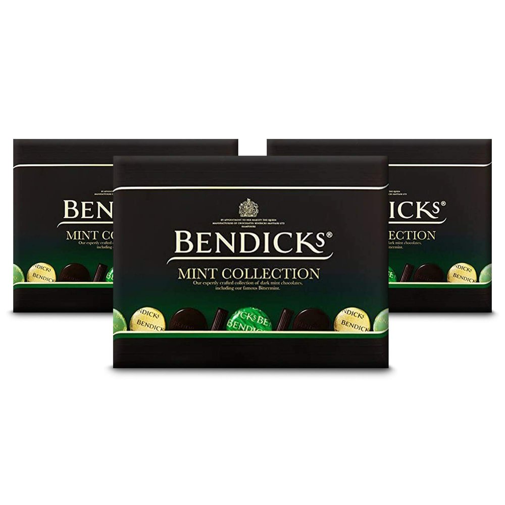 Bendicks Chocolates Mint Collection 400g (Pack of 3)
