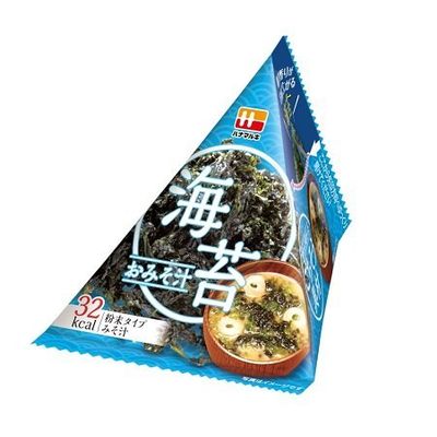 Hanamaruki Triangular Pack Feast Goods Miso Soup of Seaweed 11 g  10