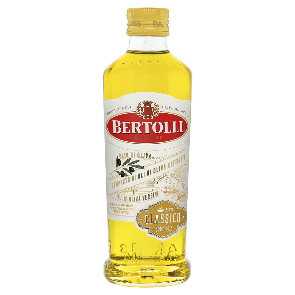 Bertolli Olive Oil, Classico, Olive Oil Bottle, 500 ml