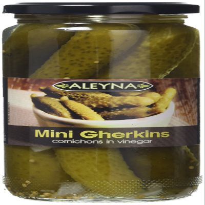 Aleyna Mini Gherkins Cornichons 480 g (Pack of 6)