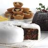 Handmade Christmas cake and puddings gift view 1