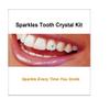Belle G Tooth Crystal Kit - 20 Pieces Clear & Pink Crystals view 1