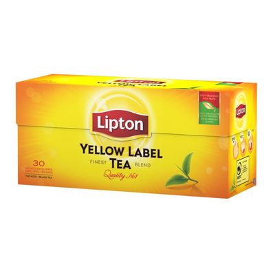 Lipton yellow tea bags 30 black 60g