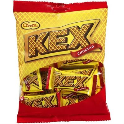 Cloetta Kex Choklad - Chocolate Filled Mini Wafers 156g case of 6