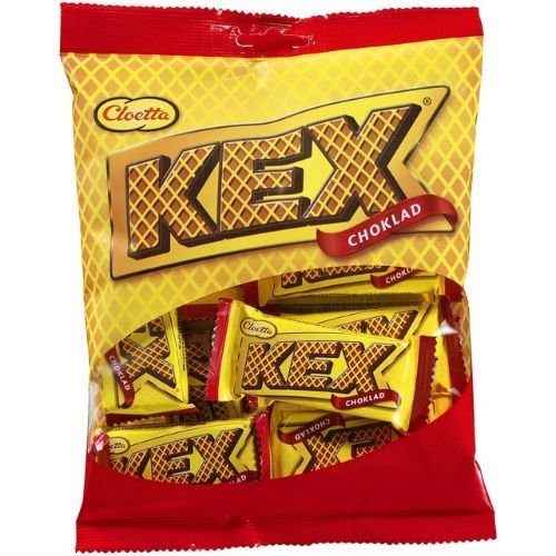 Cloetta Kex Choklad - Chocolate Filled Mini Wafers 156g case of 6