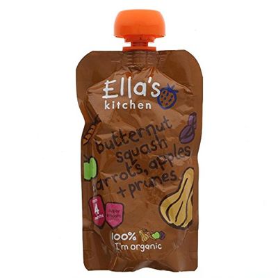 Ellas Kitchen S1 Btrnt Squash Car Ap & Prnes 120g x 4