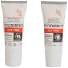 Urtekram Organic Tea Tree Toothpaste 75ml x 2 view 1