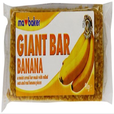 Ma Baker | Giant Bar - Banana | 20 x 90g