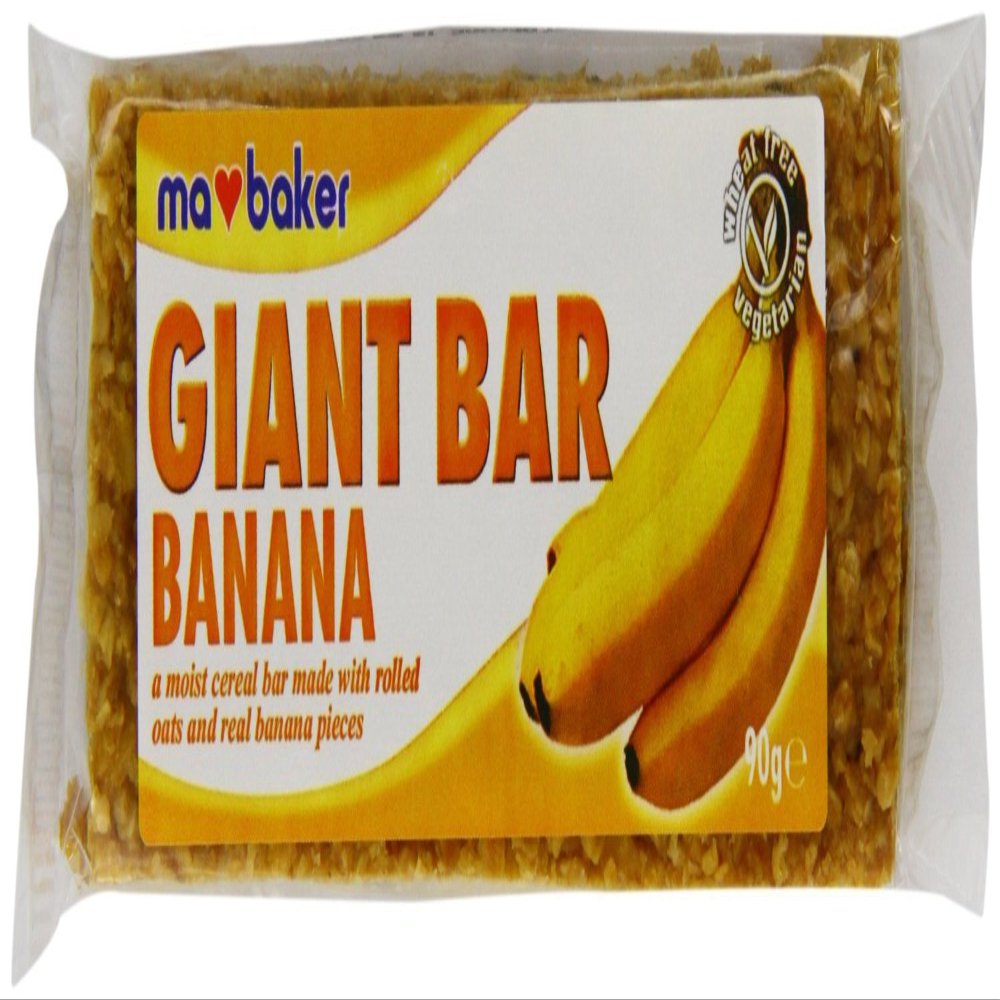 Ma Baker | Giant Bar - Banana | 20 x 90g